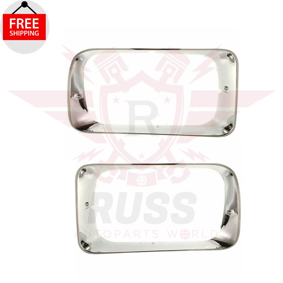 For 1992 1993 DODGE D150 D250 Grille Headlamp Door Signal Lamp Assembly 9pc - Image 4 of 4