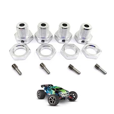 Wheel Hub Hexagon Set Metal Upgrade Parts for TRAXXAS 1/10 E-REVO Monster Truck
