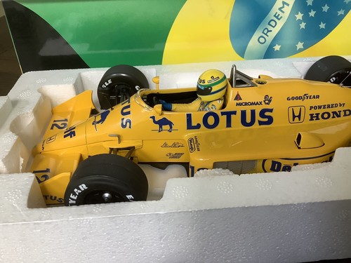 Minichamps Ayrton Senna Racing Car Collection Lotus Honda 99T 1987 1:18 Diecast - Picture 3 of 10