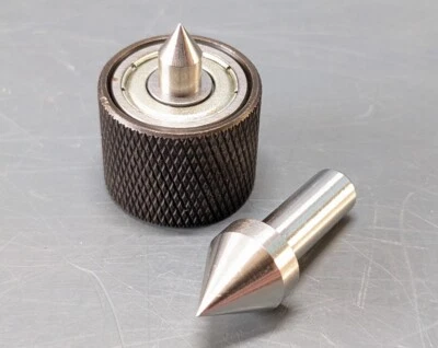 Emco Unimat SL Lathe Revolving Live & Dead Centres Screw On Type M12x1 Thread