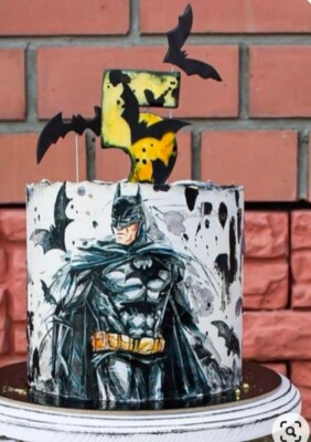 Batman Tortenaufleger Batman Tortenaufleger Torte Tortenbild