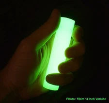6 INCH INDESTRUCTIBLE + 100% REUSABLE Glowstick, Super Bright + Completely Safe