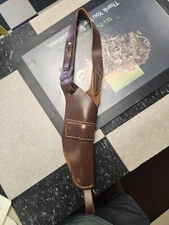 Vintage Jay Pee Leather Shoulder Holster Brown Water Bonnet