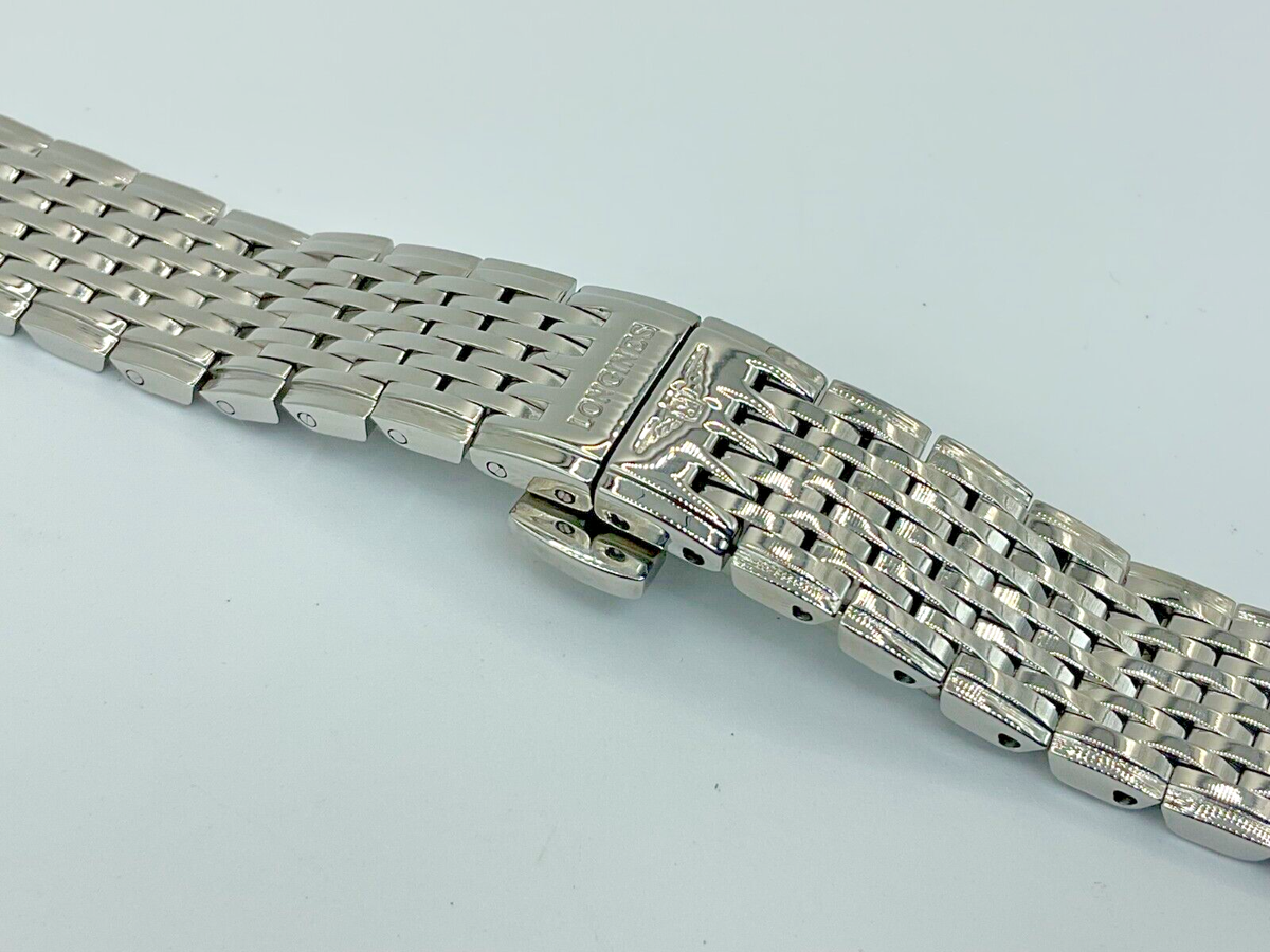 GENUINE 13MM LONGINES SS WATCH BAND BRACELET FOR LA GRANDE