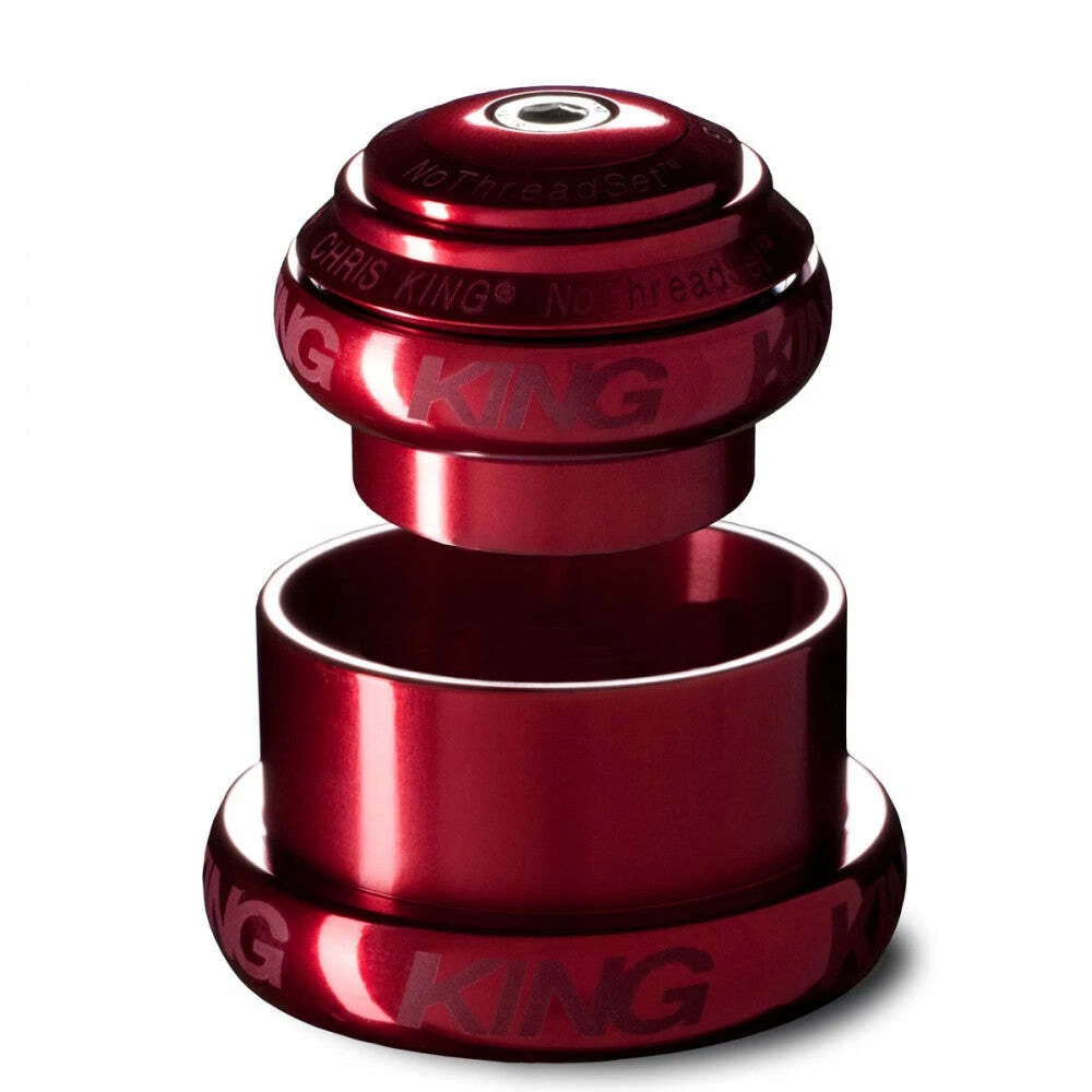 Chris King Red 1 1/8 in Steerer Tube Diameter Bicycle Headsets for