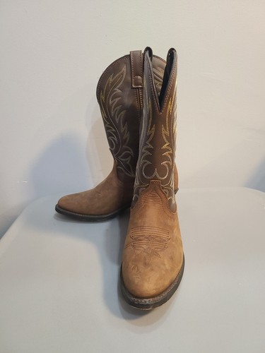 Laredo Mens 7 W Boot Paris Western Boots Brown 4242 - Picture 4 of 6