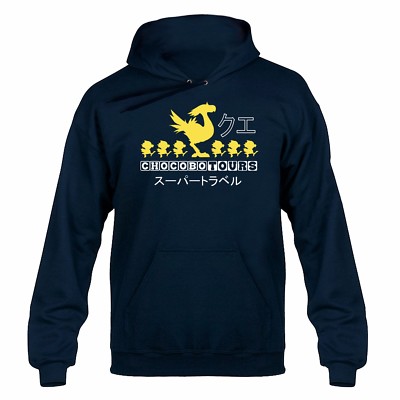 Chocobo Tours Travel Company Fantasy Final Inspired Hooded Sweater Hoody