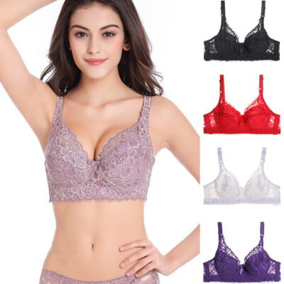 Verstellbarer BH Spitze Reizwäsche mit Stahlring Push Up Damenunterwäsche