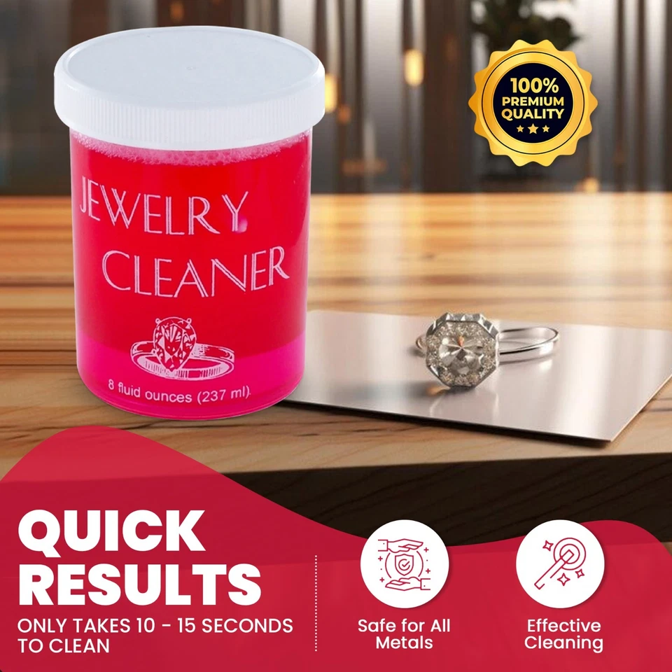 Lot of 24 JSP Red Jewelry Cleaner Tarnish Remover Cleaning Jars Silver Gold 8oz - Image 4 of 4