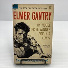Elmer Gantry Sinclair Lewis Movie Tie-In 1962 Story of a Drunk Lustful Pastor