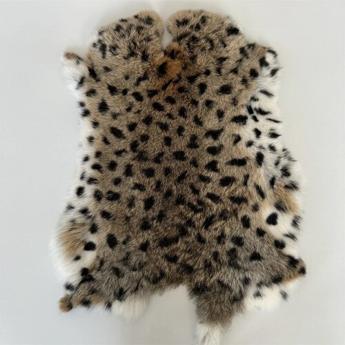 Natural Rabbit Fur DIY Apparel Sewing Fabric Fluffy Rabbit Fur Home Accessories - Bild 10 von 37