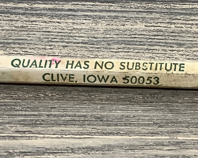 Vintage Sharpened Pencil Reames Frozen Noodles Clive Iowa White eBay