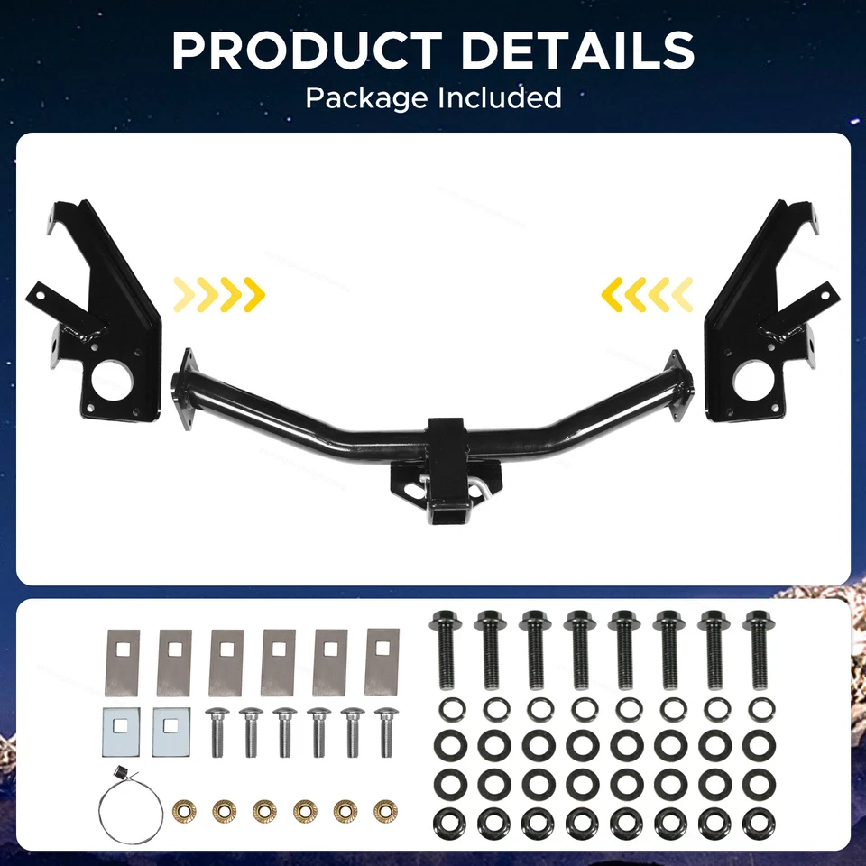 Class 3 Trailer Tow Hitch Receiver 2" Fits Escape Tribute Mercury Mariner 05-12 Foto 2 de 4