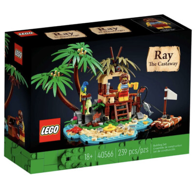 LEGO Ray The Castaway 40566 new sealed limited VIP promo tropical island