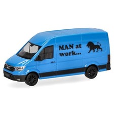 HERPA eXtra Modell 1:87 Transporter MAN eTGE Kasten Hochdach H0 918916