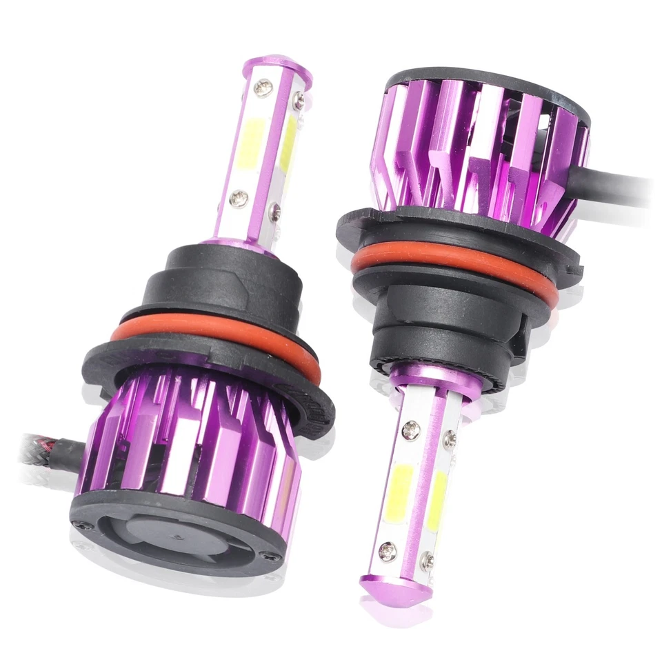 2x 9004 LED Headlight Bulbs For Nissan Frontier 2001-2020 High/Low Beam 6500K - Image 2 of 4