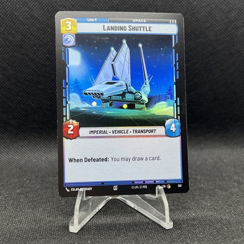 Star Wars Unlimited Landing Shuttle Foil - JTL 561 NM - Picture 2 of 3