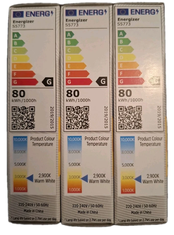 3X ENERGIZER R7S J78 LINEAR 80W 78mm UPLIGHTER FLOODLIGHT DIMMABLE BULBS LAMPS - Image 3 of 4