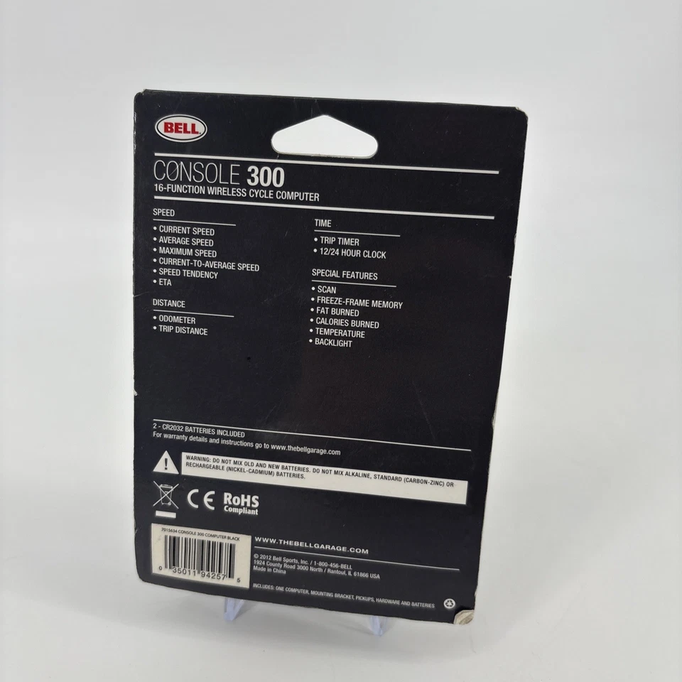 Bell Console 300 Digital Wireless 16 Function Cycle Computer Dual Display New - Image 3 of 4