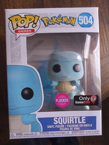 funko pop pokemon squirtle 504 flocked
