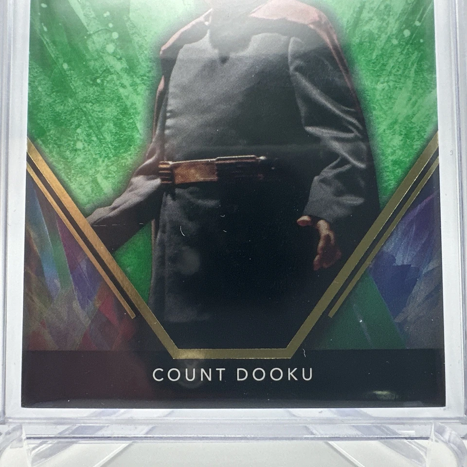 2024 TOPPS STAR WARS MASTERWORK Count Dooku - Green /99 - Image 3 of 4