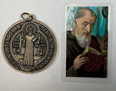 Medal Of Saint Benedict/ Medalla De San Benito. Prayers, Healing