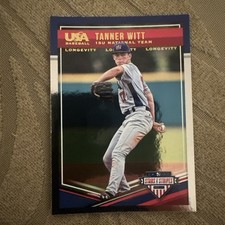 2018 Panini Stars & Stripes Longevity Tanner Witt Rookie #69 USA Baseball