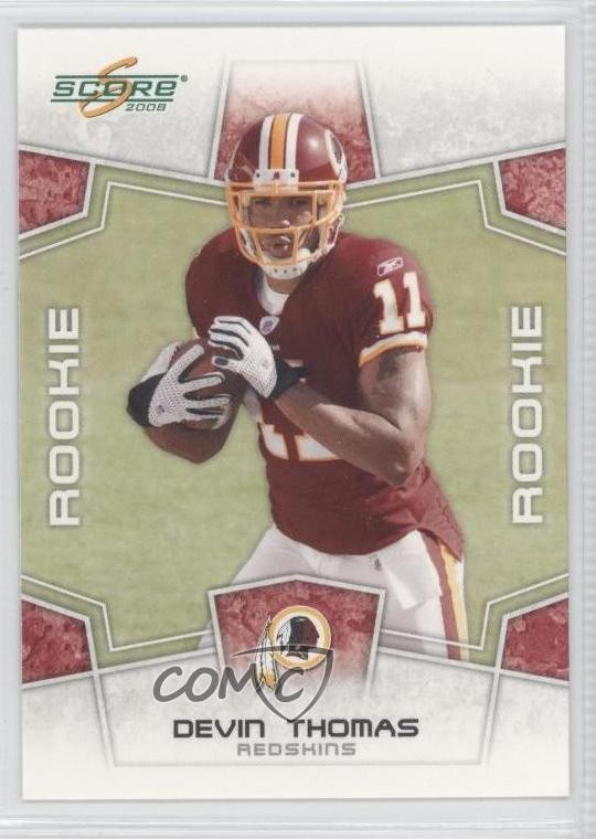 2008 Score Rookie Glossy Devin Thomas #357 Rookie RC 0a1