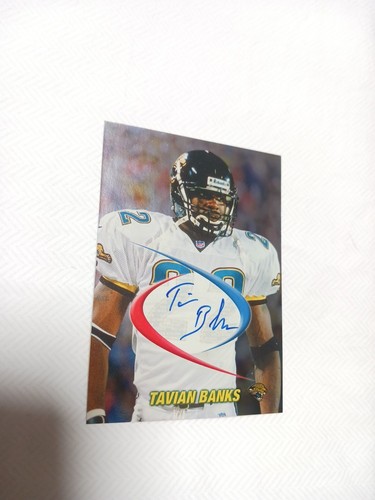 1998 Collector's Edge Odyssey Tavian Banks Auto - Picture 2 of 3