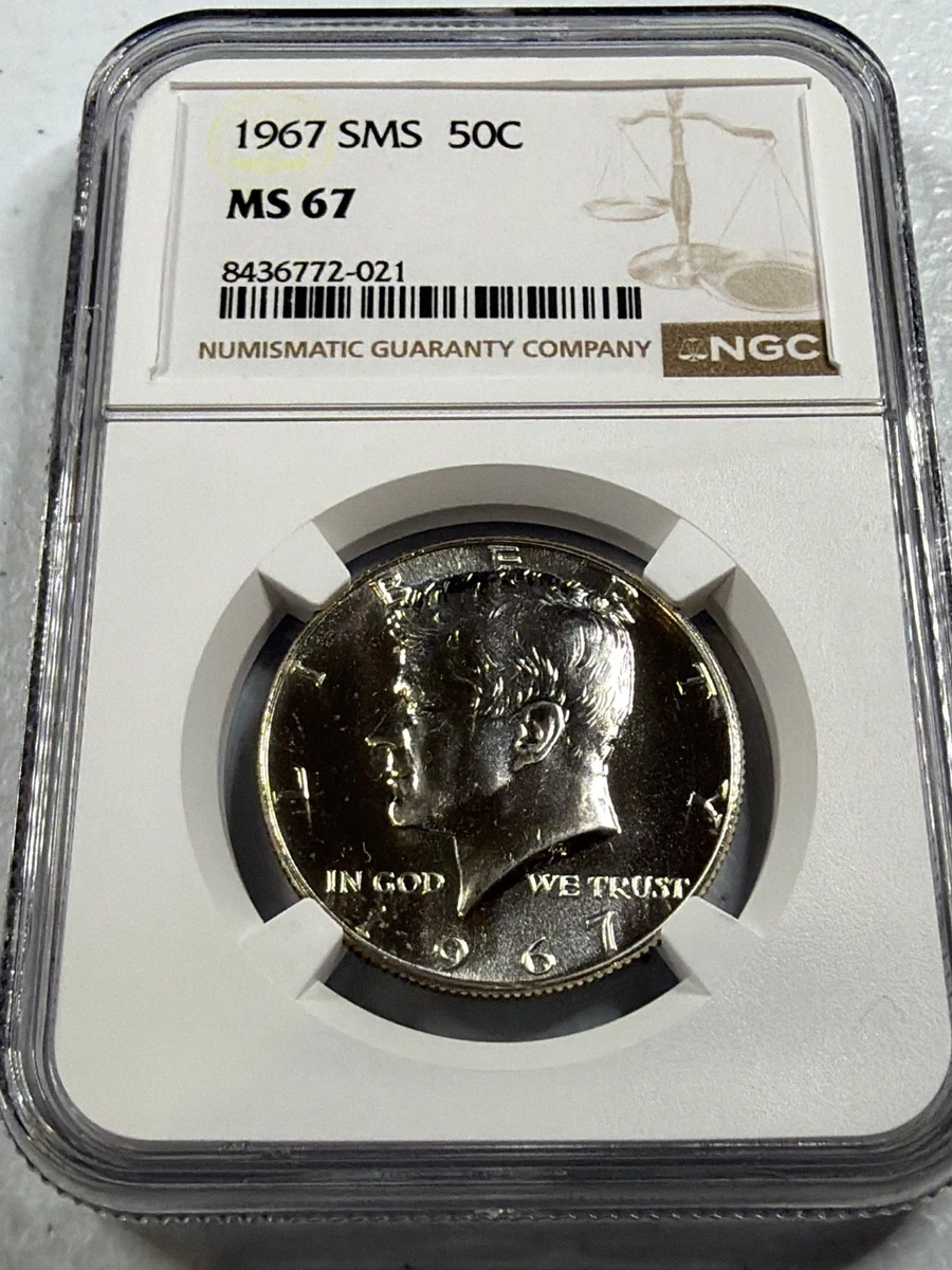 MS 67 Graded 1967 Kennedy US Half Dollars (1964-Now) for sale | eBay