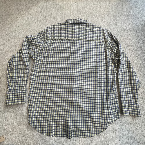 Robert Graham Mens Dress Shirt 2XL Blue Yellow Geometric Colorful Flip Cuff - Foto 17 di 24