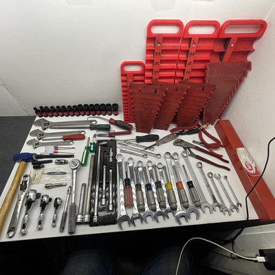 #ad Massive Mechanic Tool Lot Snap on Mac Craftsman Matco SK Ratchets Wrenches 81 pc $269.00