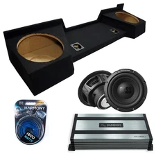 07-13 Chevy Silverado Alpine W12S4 12" Subwoofer Bundle Sub Box Enclosure w/ Amp