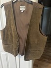 MTO International brown suede leather vest L — photo 7