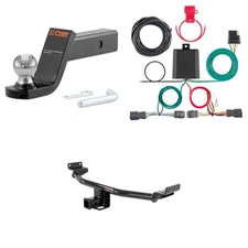 CURT Class 3 Towing Kit Trailer Hitch, Wiring, Ball Mount - 13240, 56442, 45154