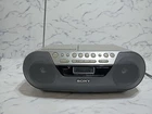 Sony CFD-S05 CD Cassette Boombox Radio CD-R/RW Playback Portable Stereo Vtg