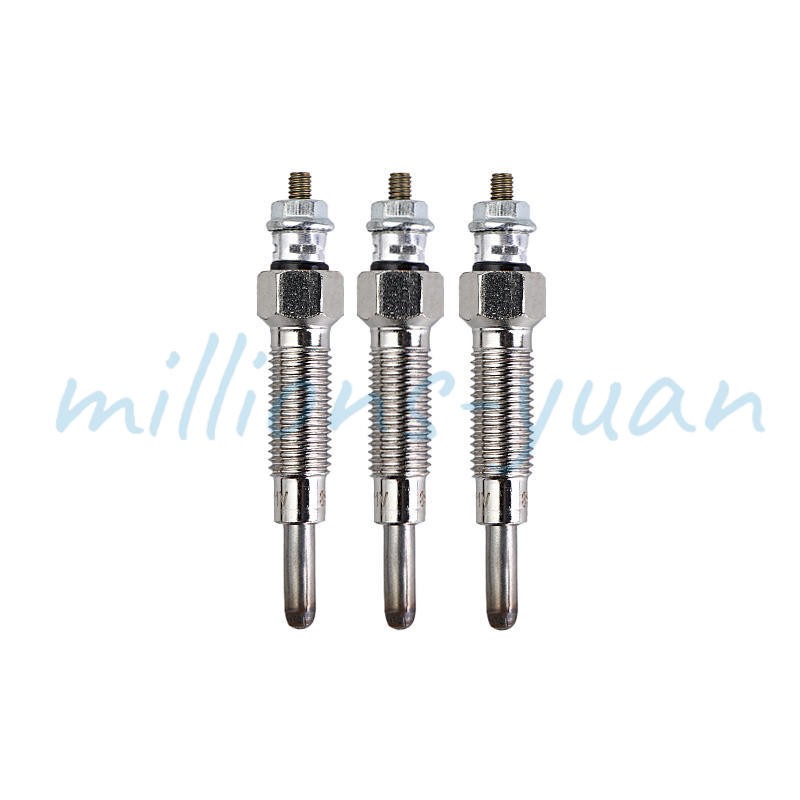 3Pcs Glow Plugs 15221-65510 15401-65510 For Bobcat Forklift 743 643 Kubota V1402