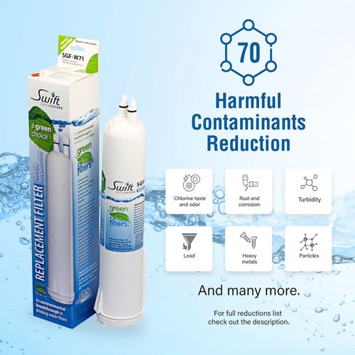 SGF-W71 Compatible Refrigerator Water Filter for EFF-6016A, EFF-6008A(3 Pack) - Picture 6 of 9