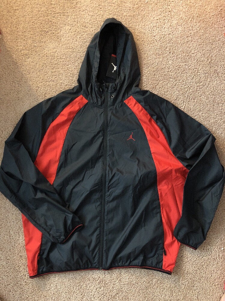 Nike Jordan Mens Wings Windbreaker Jacket Black 897884-015 Nike Jordan Mens Wings Windbreaker Jacket Black 897884-015