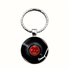 Record Player  Retro Keychain