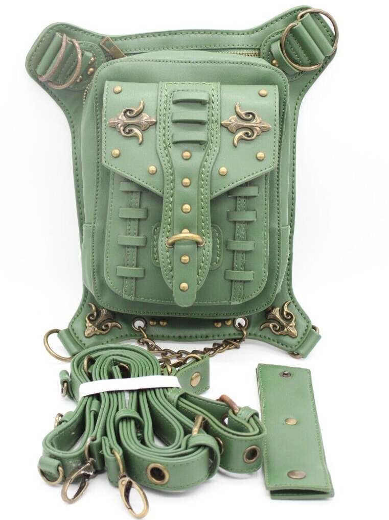 GT Steel Moster SteamPunk Bag Crossbody Hip Bag Thigh Strap GT Steel Moster SteamPunk Bag Crossbody Hip Bag Thigh Strap