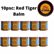 Natural Tiger Balm Cream Red Ointment Pain 30g Herbal Relief Muscle Body: 10pcs