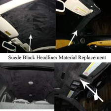 Headliner Material Suede Fabric Foam Backing For Automotive Roof lining Replace