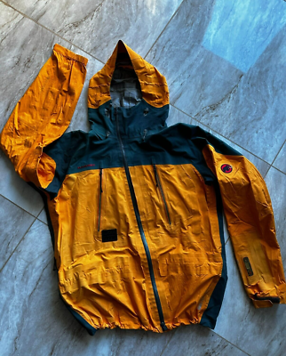 Mammut Gore Tex Nirvana Limited Edition Yellow Jacket Mens XL | eBay