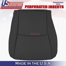 2004 to 2007 For Toyota Highlander Passenger Bottom Leather Seat Cover Black