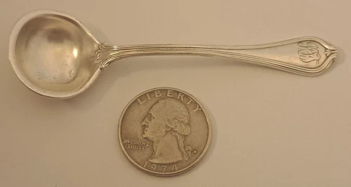Antique TOWLE Sterling Silver OLD NEWBURY Master Salt Spoon c.1900 NICE