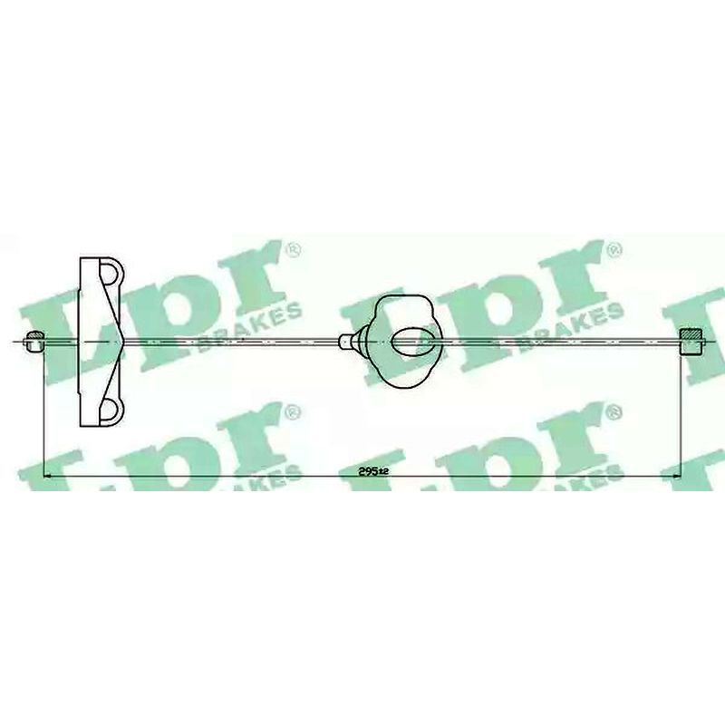 1x ORIGINAL® Lpr Seilzug, Feststellbremse für Ford Mondeo I Turnier Mondeo II
