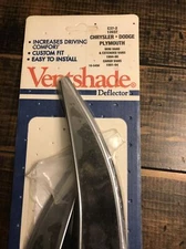 Rain Guards 2Pc Window Vent Visor Shade For Chrysler Dodge Van 80s 90s NOS Steel