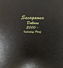 Dansco Album 8183 For Sacagawea Dollars w/ Proof 2000-2027 Free US Shipping