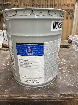 5-Gallon Sherwin Williams Quick Dry Enamel Alkyd/ Safety Yellow / Gloss